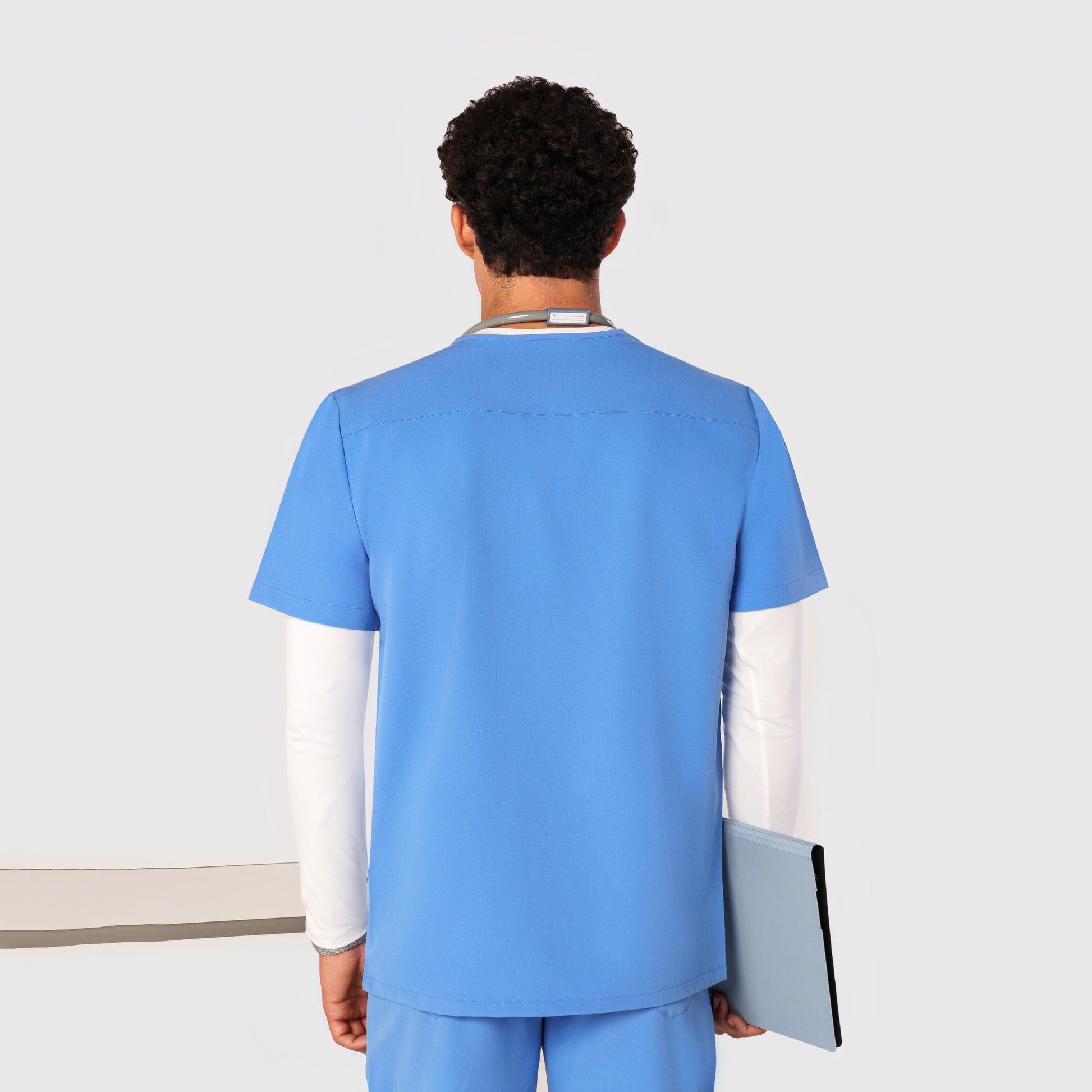 Trio Three-Pocket Scrub Top