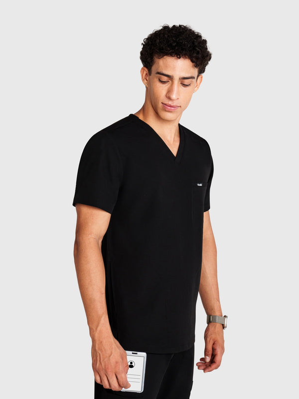 Trio Three-Pocket Scrub Top