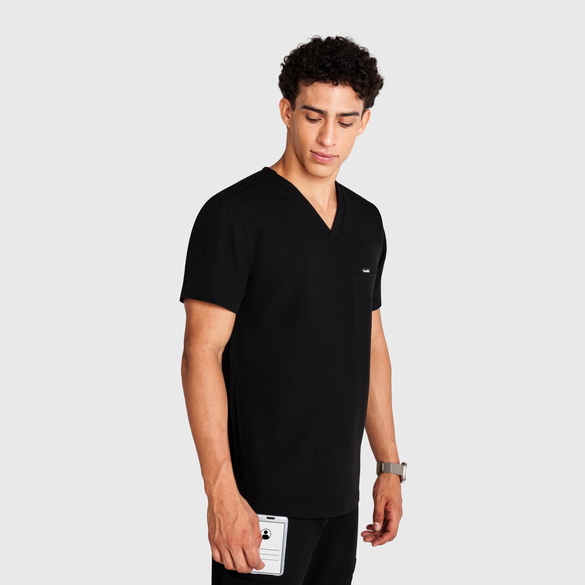 Trio Three-Pocket Scrub Top