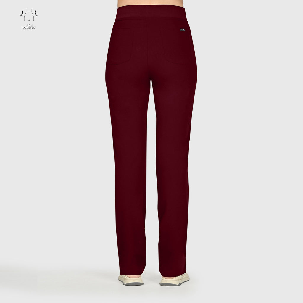 High Waisted Rise Ten-Pocket Cargo Scrub Pant