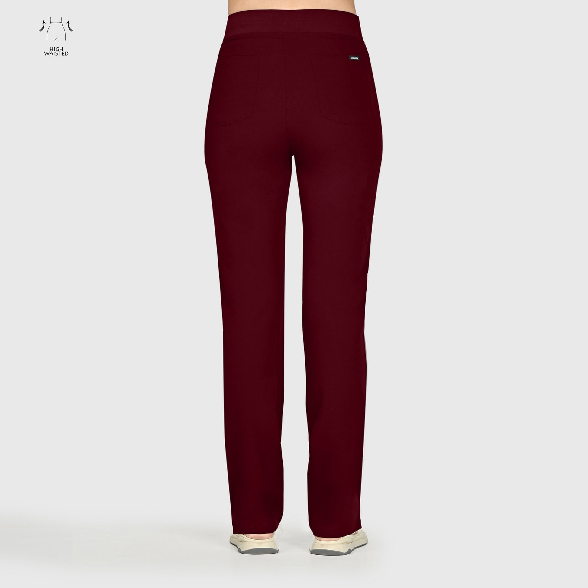 High Waisted Rise Ten-Pocket Cargo Scrub Pant