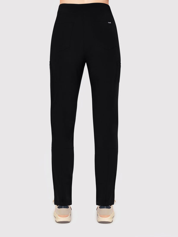 Sleek Eight-Pocket Slim Scrub Pant