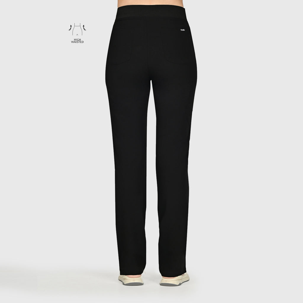 High Waisted Rise Ten-Pocket Cargo Scrub Pant