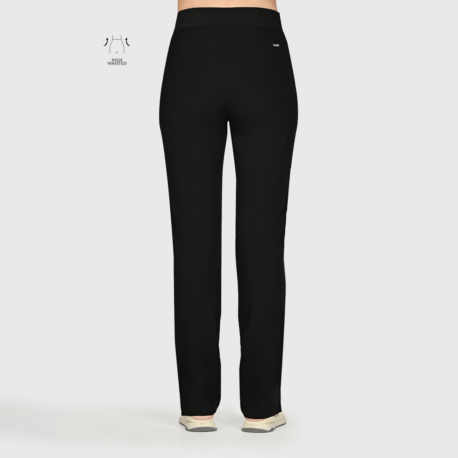 High Waisted Rise Ten-Pocket Cargo Scrub Pant