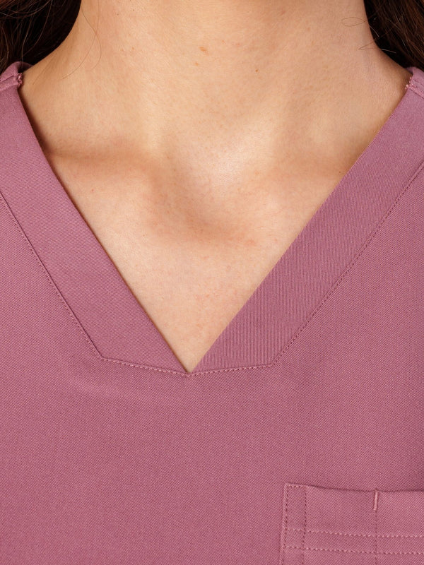 Seam Two-Pocket Scrub Top