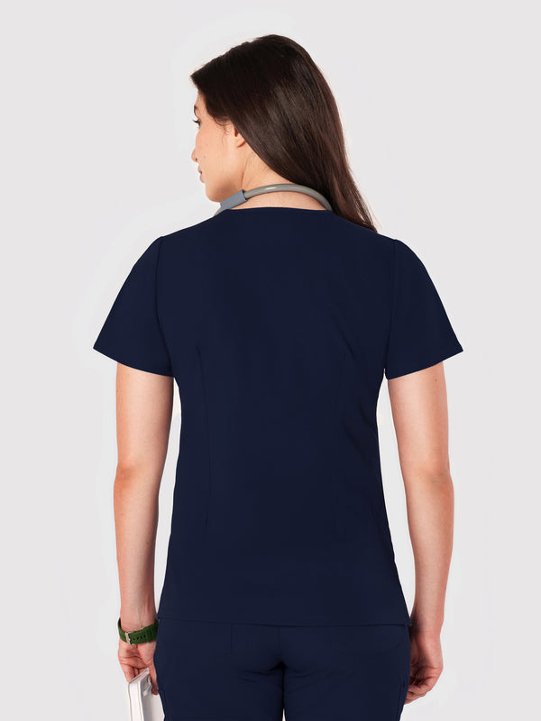 Seam Two-Pocket Scrub Top