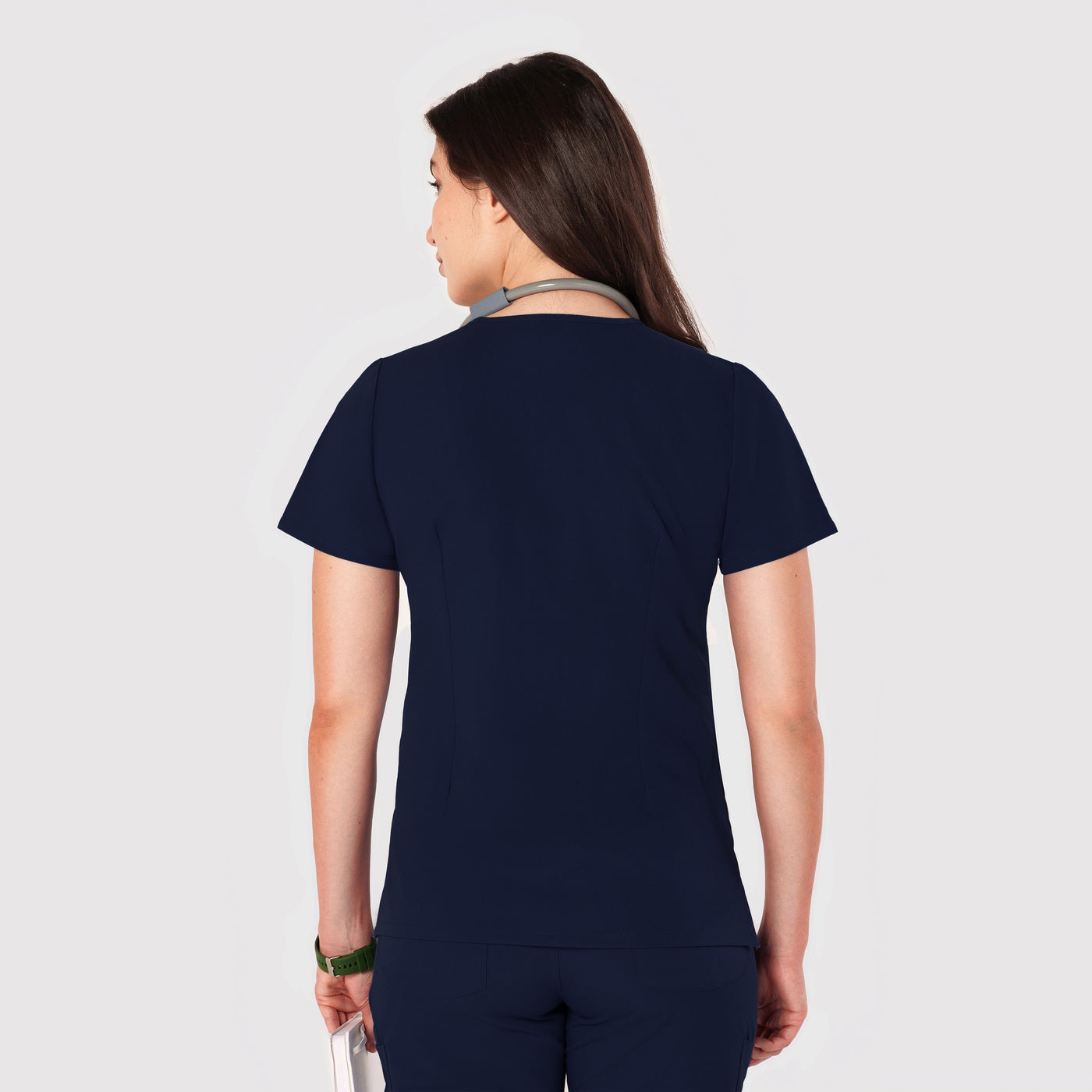 Seam Two-Pocket Scrub Top