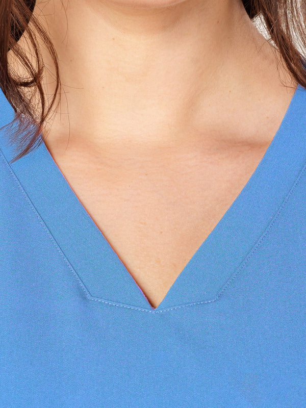 Seam Two-Pocket Scrub Top
