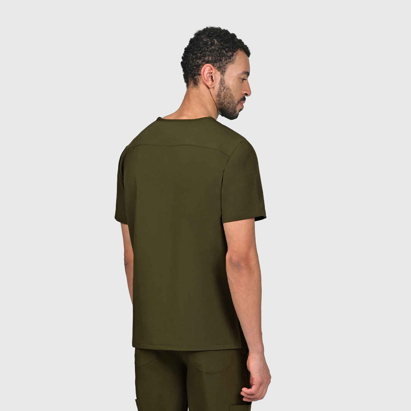 Trio Three-Pocket Scrub Top