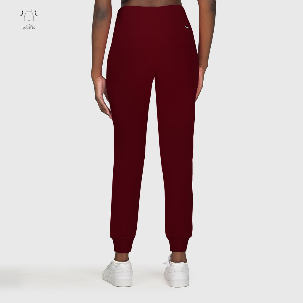 High Waisted Flex Nine-Pocket Jogger Scrub Pant