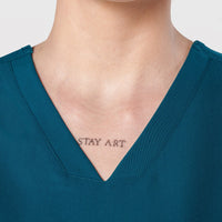 Seam Two-Pocket Scrub Top