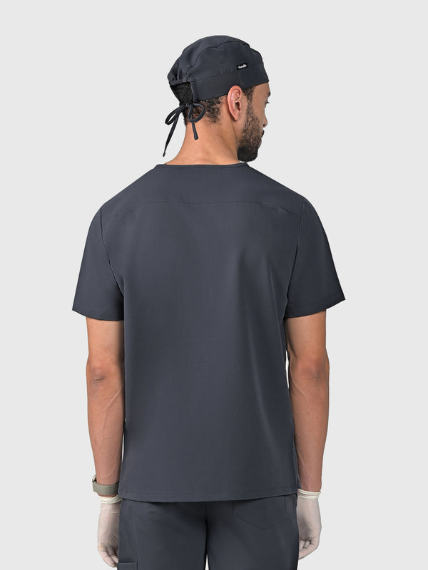 Trio Three-Pocket Scrub Top