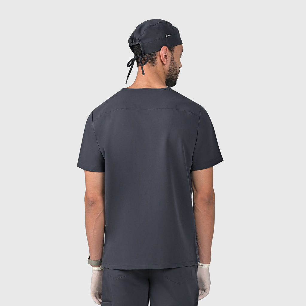 Trio Three-Pocket Scrub Top