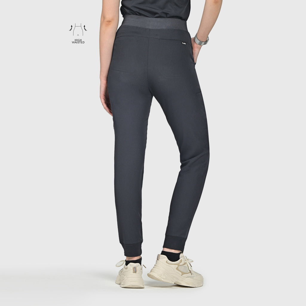 High Waisted Flex Nine-Pocket Jogger Scrub Pant