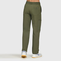 Grid Eight-Pocket Cargo Scrub Pant