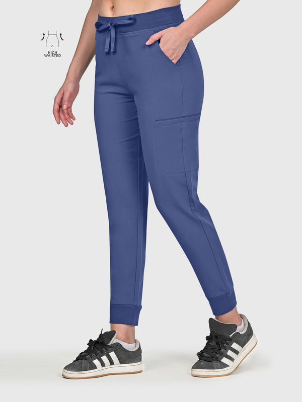 High Waisted Flex Nine-Pocket Jogger Scrub Pant