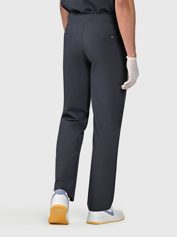 Grid Eight-Pocket Cargo Scrub Pant