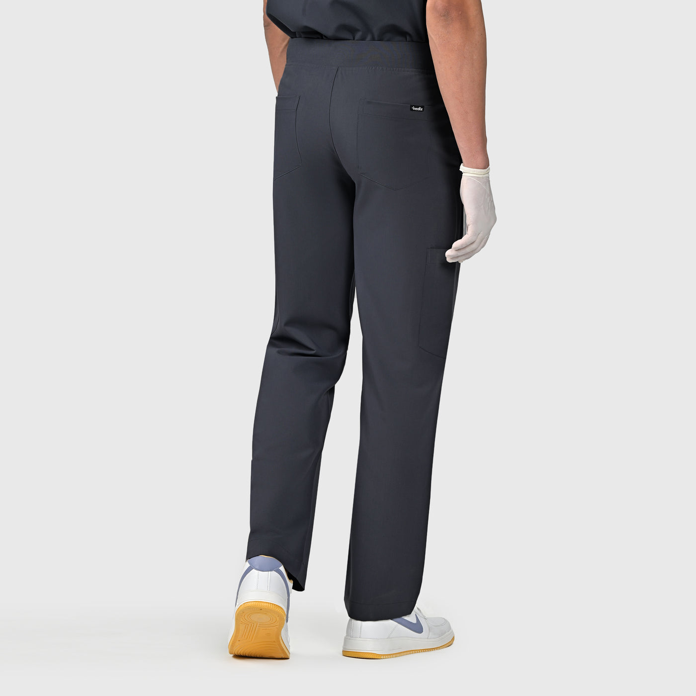 Grid Eight-Pocket Cargo Scrub Pant