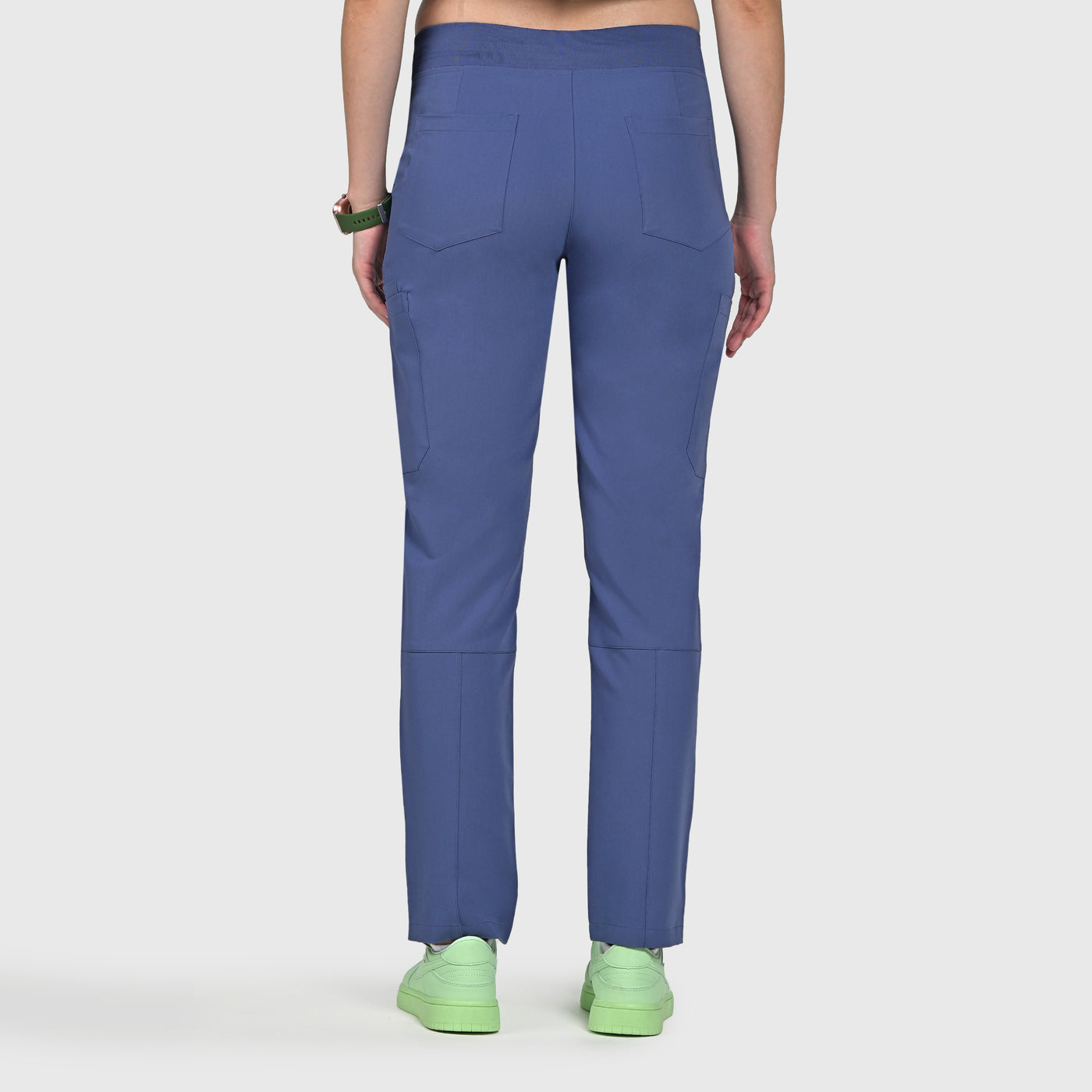 Sleek Eight-Pocket Slim Scrub Pant