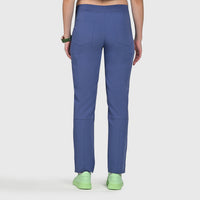 Sleek Eight-Pocket Slim Scrub Pant