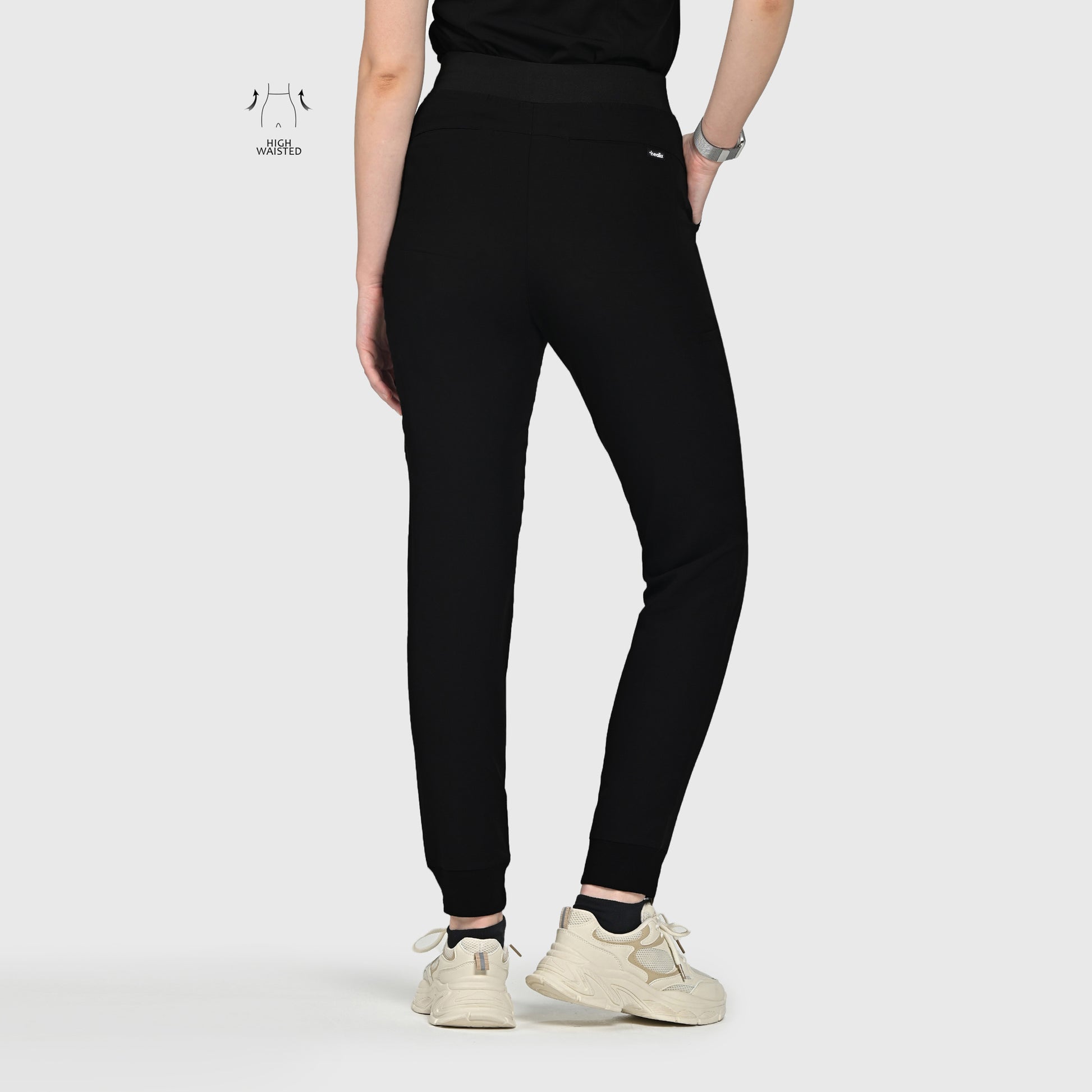 High Waisted Flex Nine-Pocket Jogger Scrub Pant