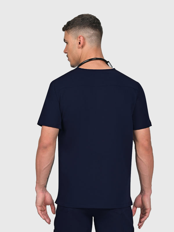 Trio Three-Pocket Scrub Top