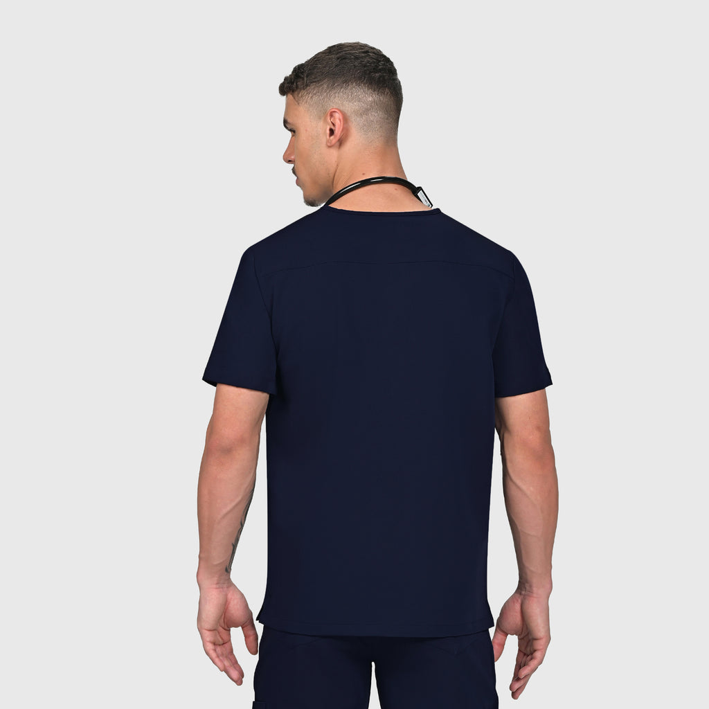 Trio Three-Pocket Scrub Top