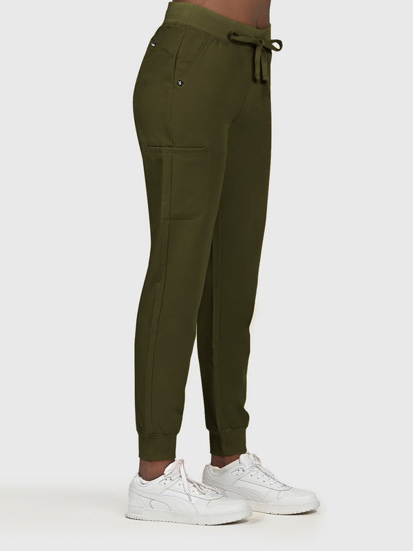 Zing Nine-Pocket Jogger Scrub Pant