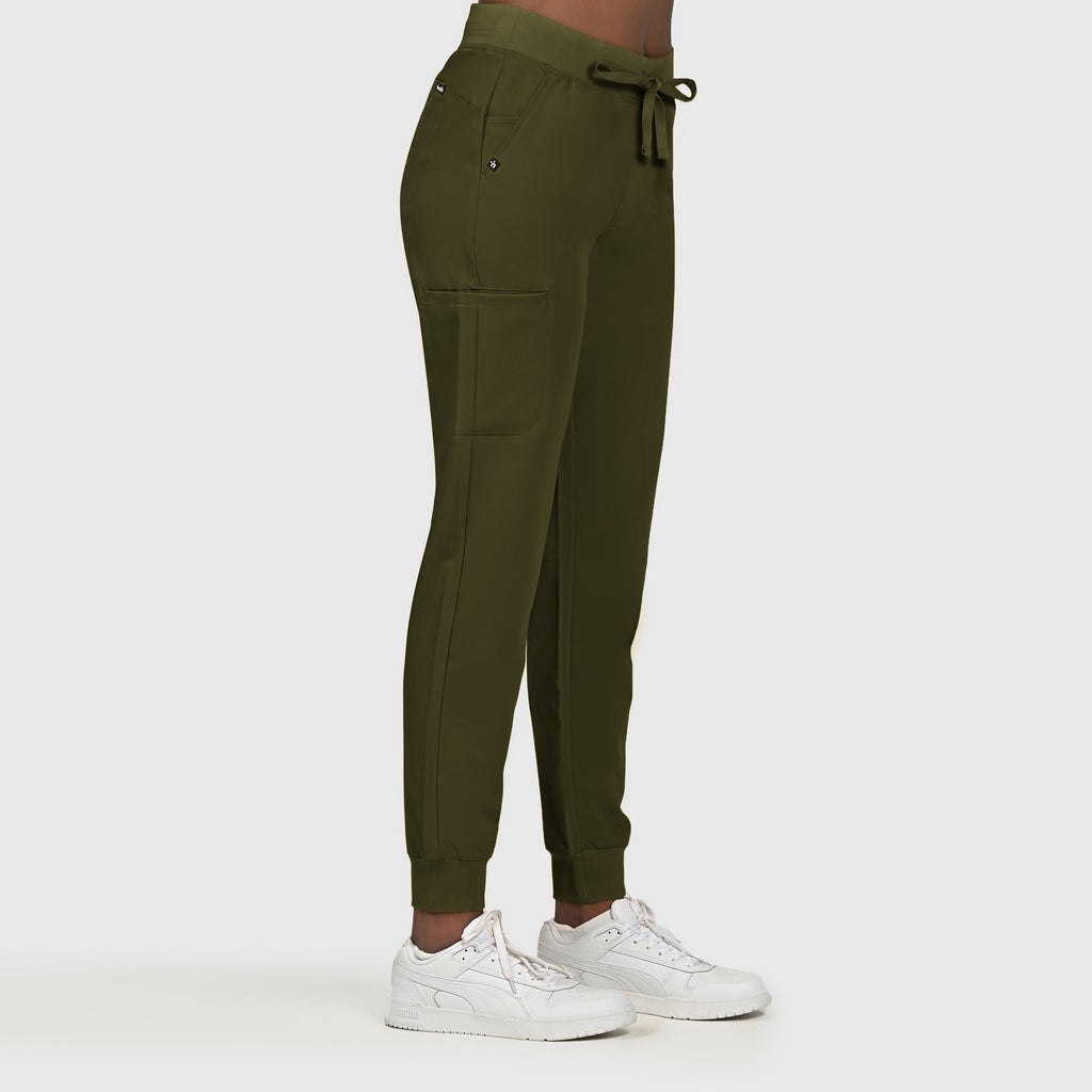Zing Nine-Pocket Jogger Scrub Pant