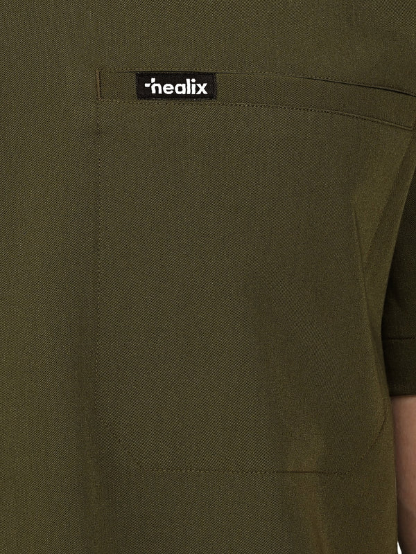 Trio Three-Pocket Scrub Top