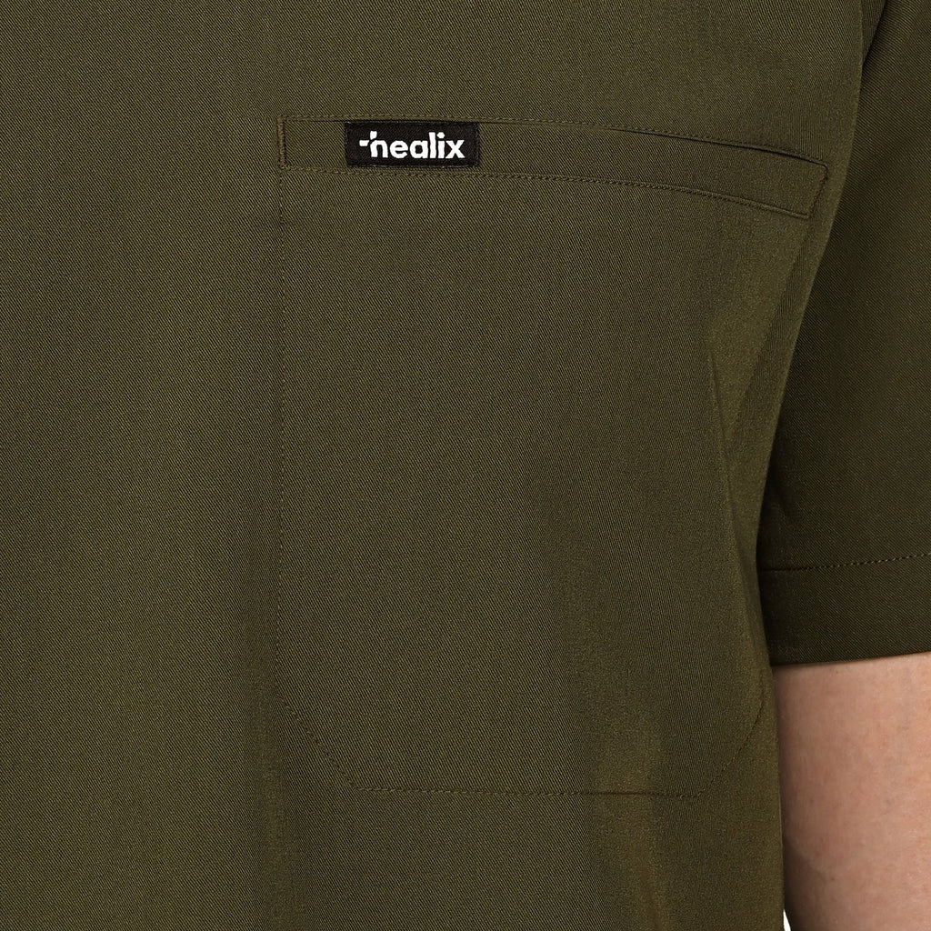 Trio Three-Pocket Scrub Top