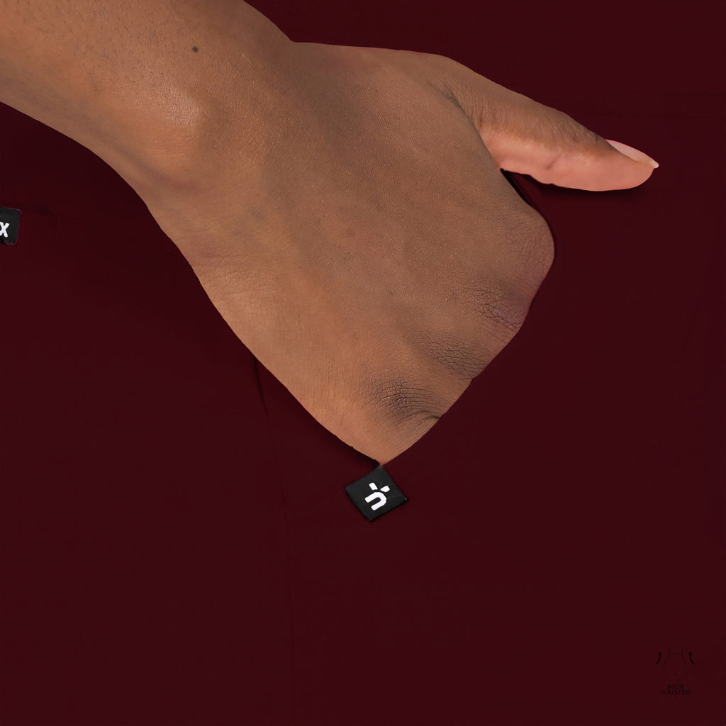 High Waisted Flex Nine-Pocket Jogger Scrub Pant