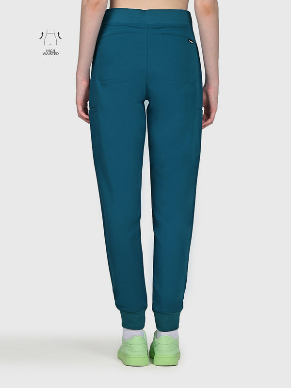 High Waisted Flex Nine-Pocket Jogger Scrub Pant
