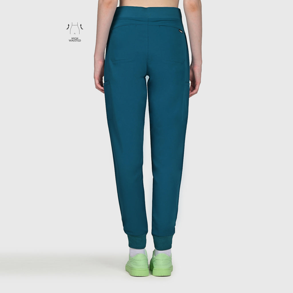 High Waisted Flex Nine-Pocket Jogger Scrub Pant