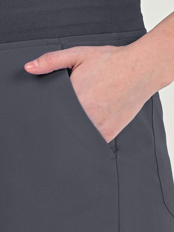 High Waisted Rise Ten-Pocket Cargo Scrub Pant