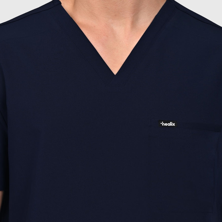Trio Three-Pocket Scrub Top