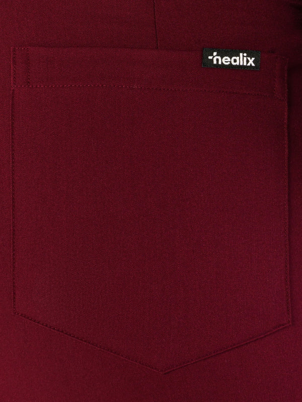 Sleek Eight-Pocket Slim Scrub Pant