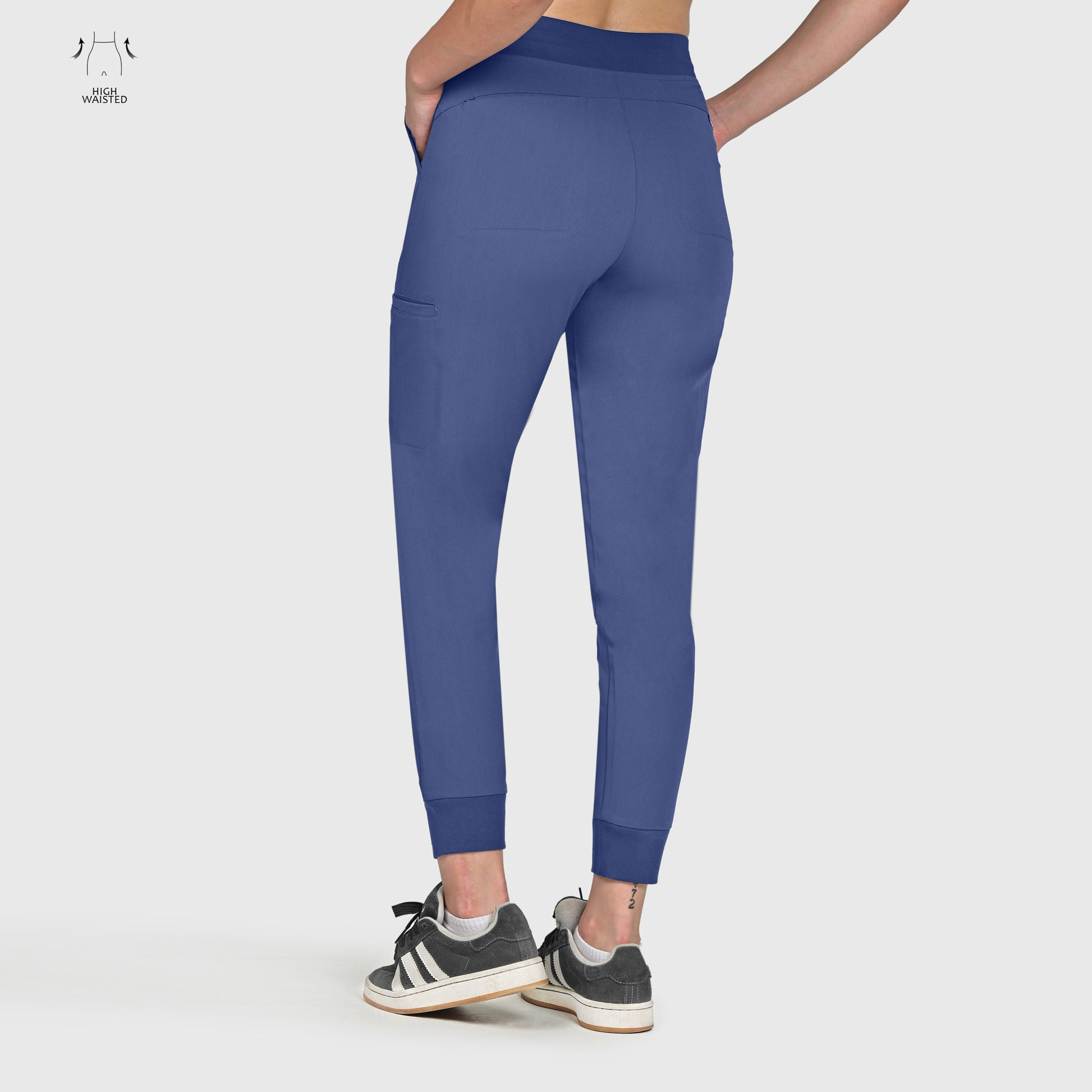 High Waisted Flex Nine-Pocket Jogger Scrub Pant