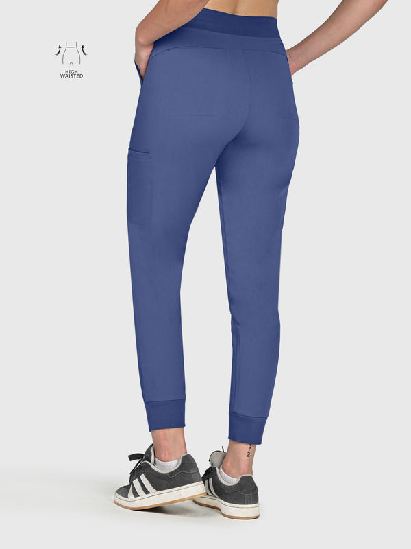 High Waisted Flex Nine-Pocket Jogger Scrub Pant
