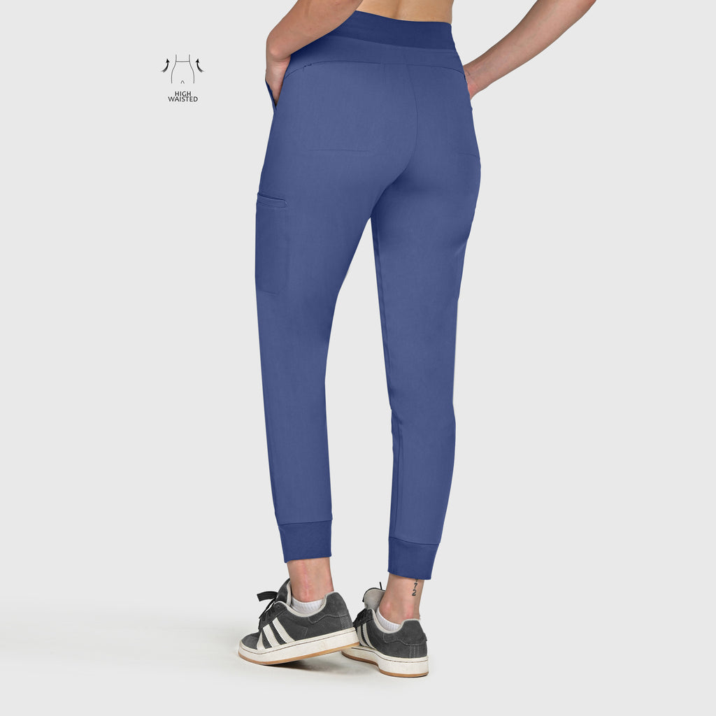 High Waisted Flex Nine-Pocket Jogger Scrub Pant