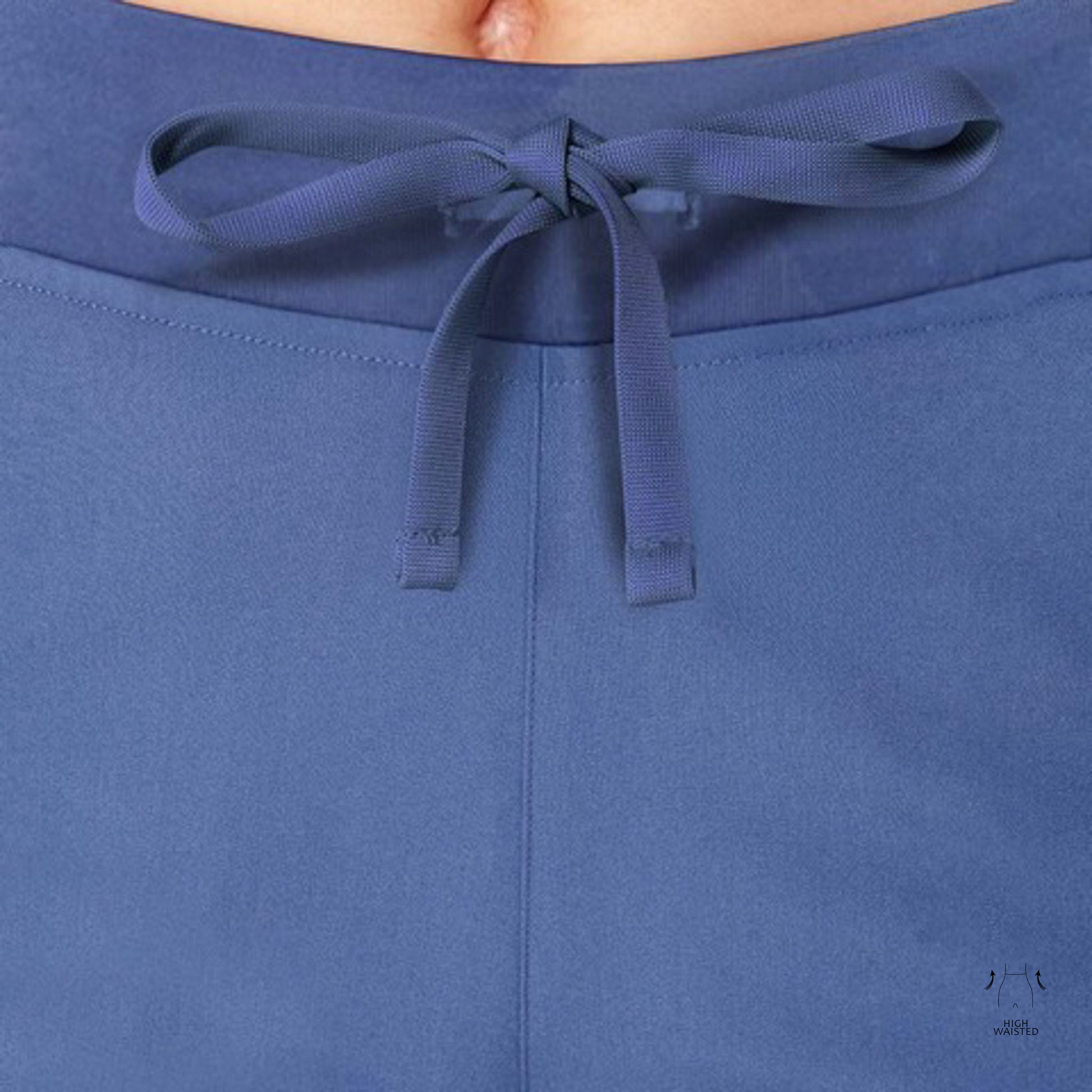 High Waisted Rise Ten-Pocket Cargo Scrub Pant