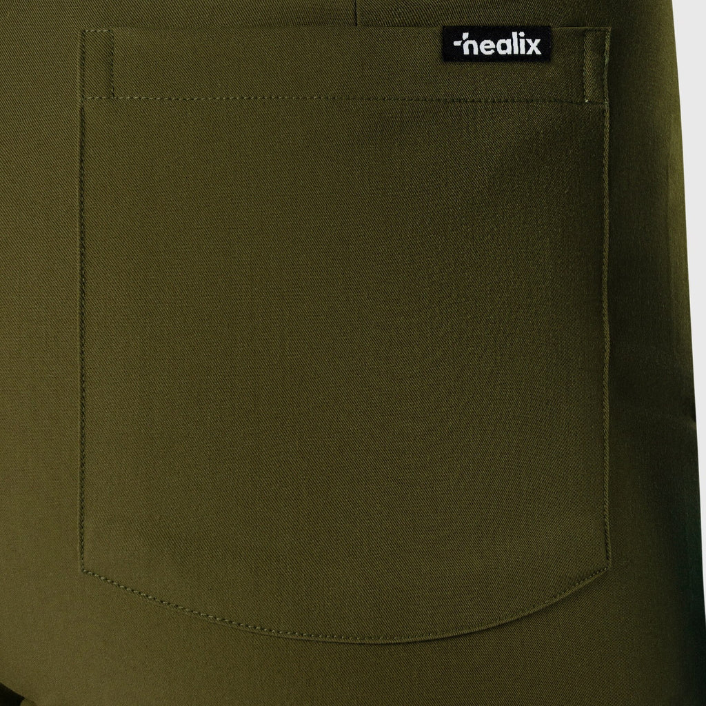 Sleek Eight-Pocket Slim Scrub Pant