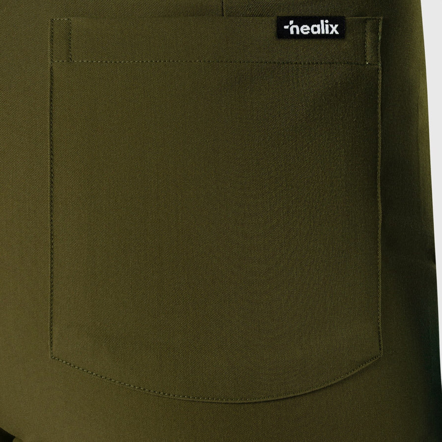 Sleek Eight-Pocket Slim Scrub Pant