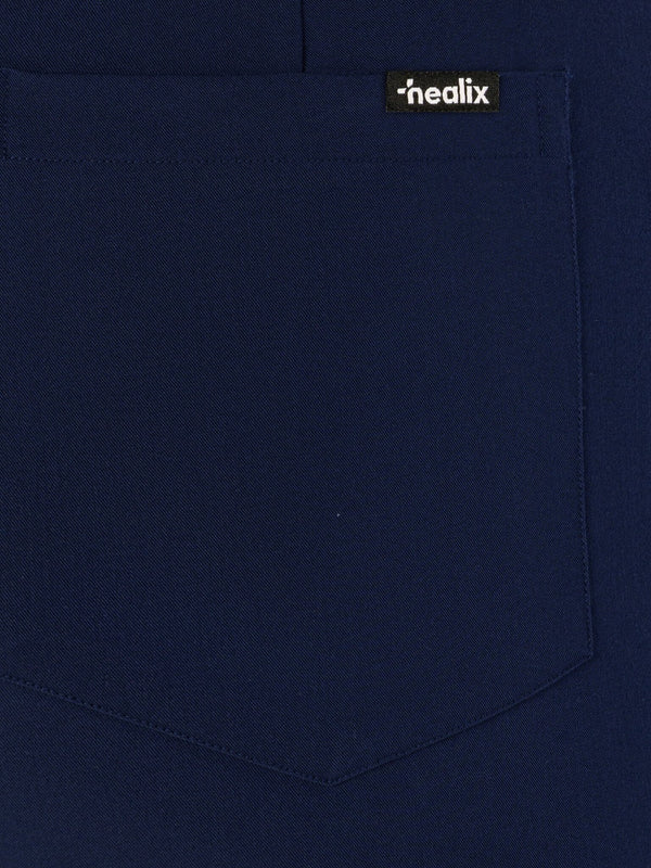 Sleek Eight-Pocket Slim Scrub Pant