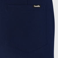 Sleek Eight-Pocket Slim Scrub Pant