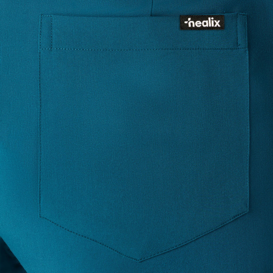 Sleek Eight-Pocket Slim Scrub Pant