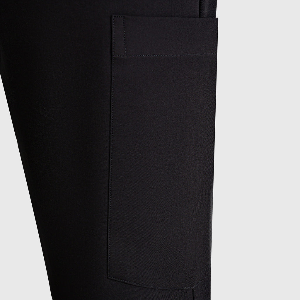 Grid Eight-Pocket Cargo Scrub Pant