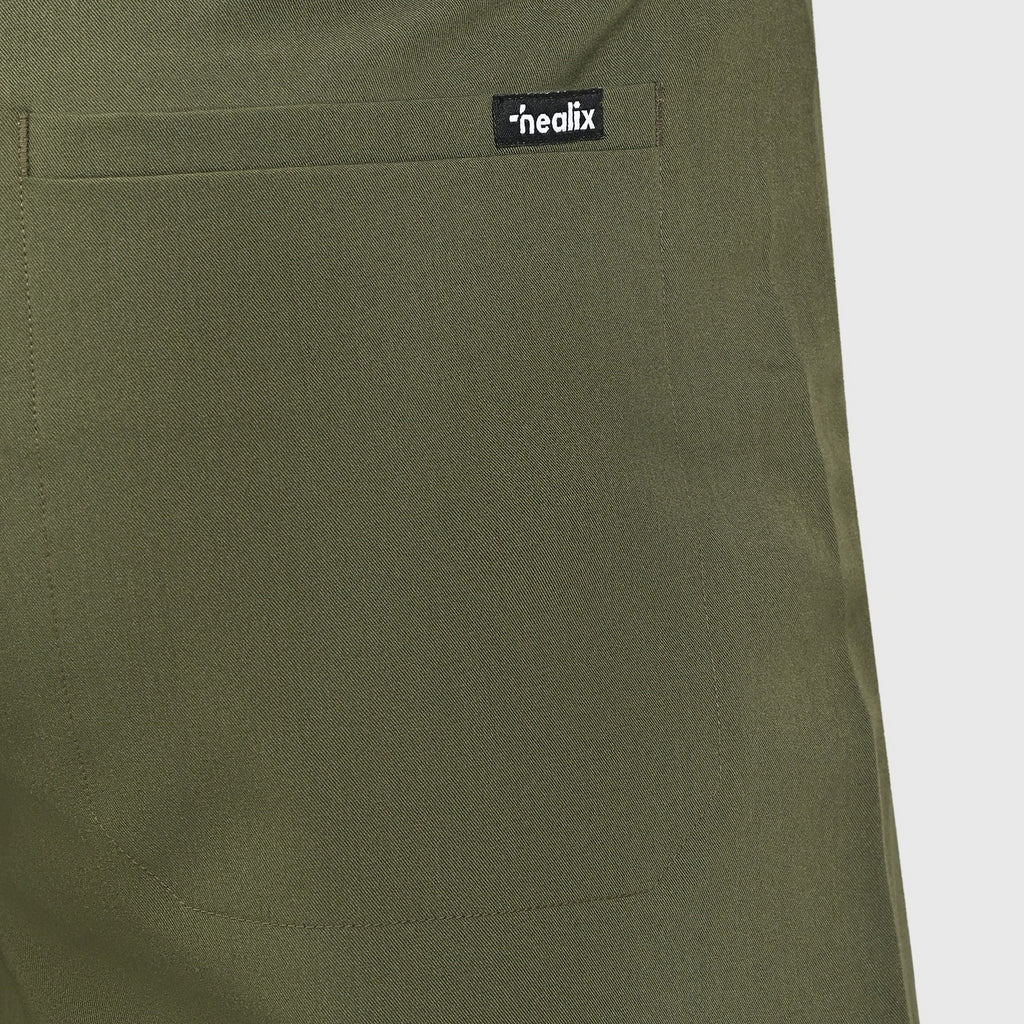 Grid Eight-Pocket Cargo Scrub Pant
