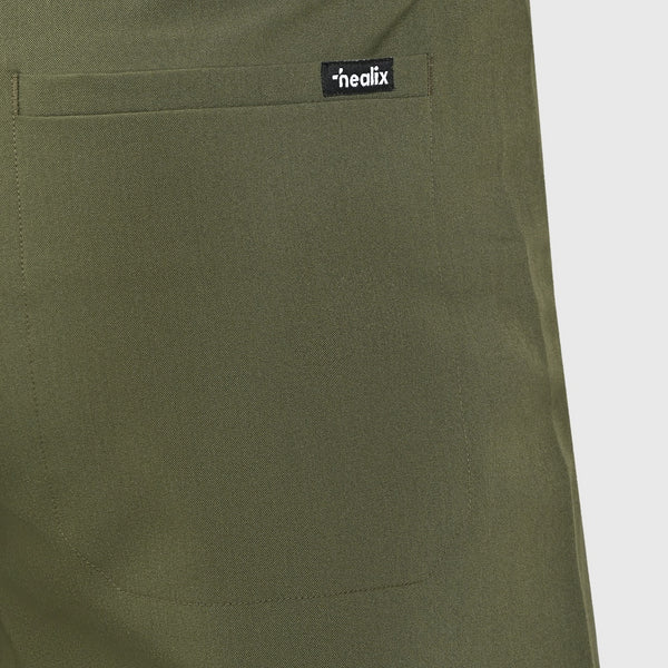 Grid Eight-Pocket Cargo Scrub Pant