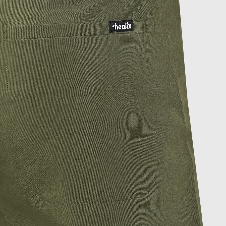 Grid Eight-Pocket Cargo Scrub Pant